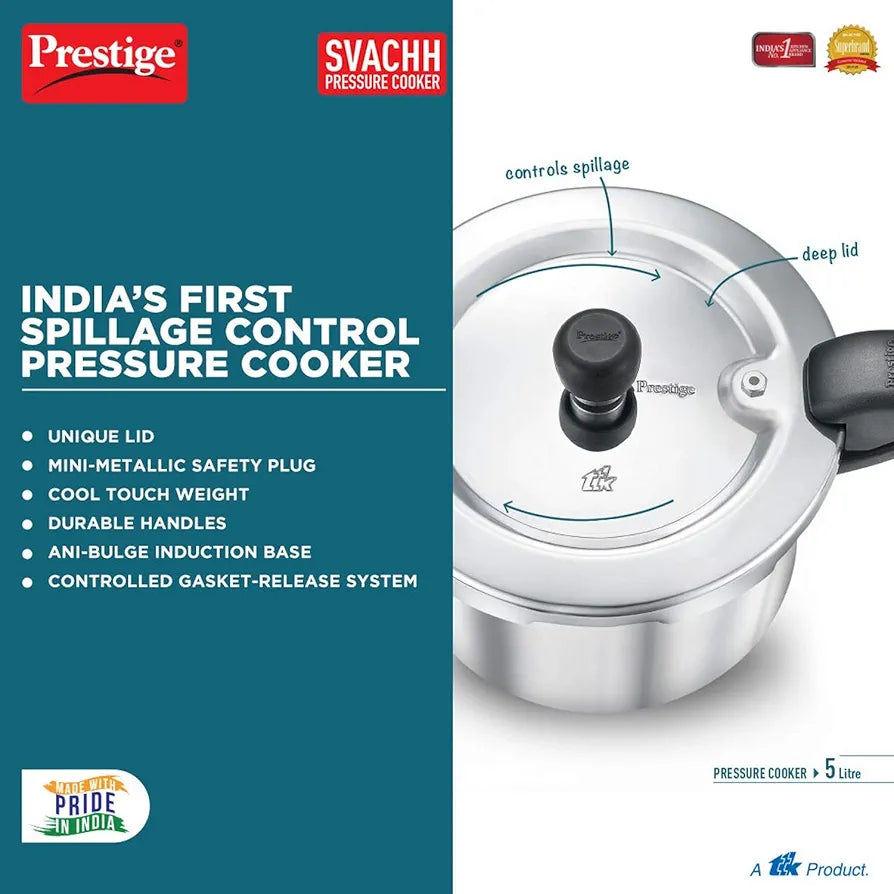 PRESTIGE 5LTR 10726 COOKER ALU PRESTIGE 5LTR 10726 COOKER ALU